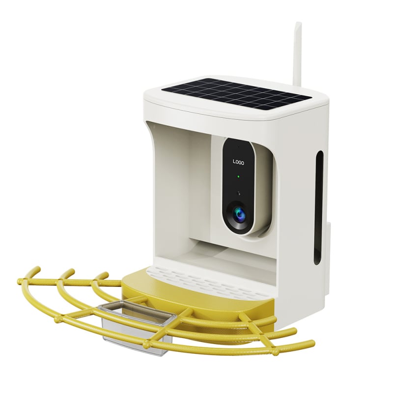 Jy-by01 Pametna hranilica za ptice s kamerom, upravljanje putem aplikacije, solarno napajanje, vanjska vodootpornost, odvojiva