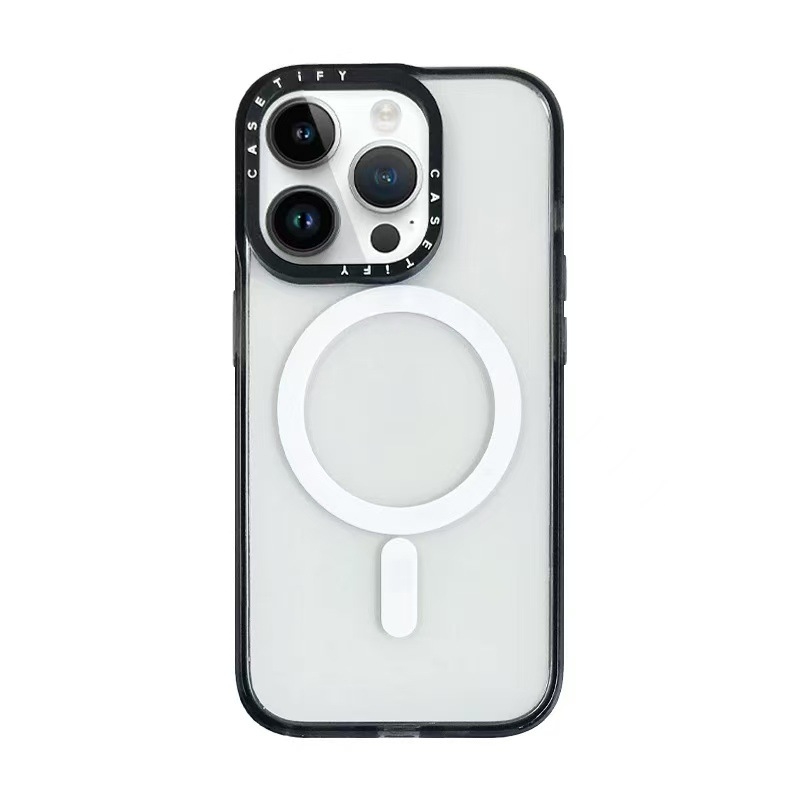 CASETi prozirni zaštitnik za iPhone s MagSafe – PC materijal, otporan na udarce, magnetski, šuplji dizajn, kompatibilan s iPhone 11,12,12 Pro,12 Pro Max,13,13 Pro,13 Pro Max,14,14 Pro,14 Pro Max,14 Max