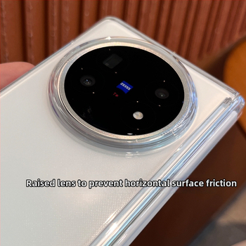 Priehľadný kryt na Vivo X Fold5, PC materiál, magnetické priľnutie, protišmykový, ochrana proti pádu, pevné dvojité okraje