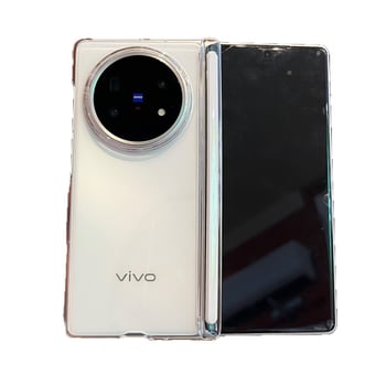 Carcasă transparentă pentru Vivo X Fold5, din PC, cu magnet, protecție anti-cădere, margini întărite cu design dublu