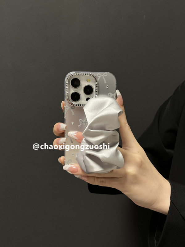 Chaohsi силиконова гривна за калъфа на iPhone — електроплакиране, защита от изпускане, универсален стил