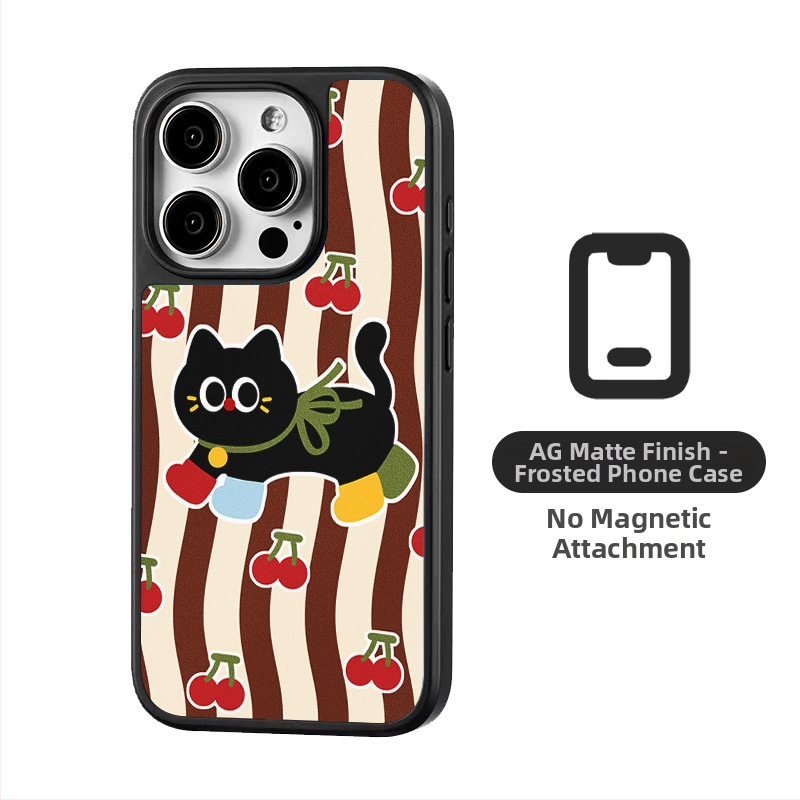 iPhone lietai Apple ierīču gadījumā – magnētisks AG matēts TPU aizmugures vāciņš, krāsots, pretestība pret kritieniem