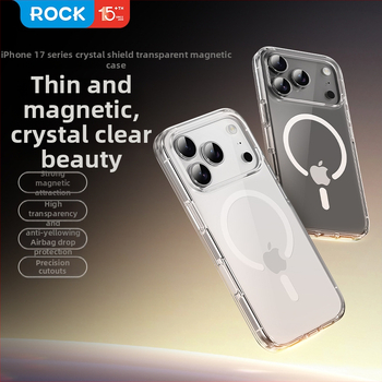 Kryt na Apple 17 sériu s magnetickým uchopením, mäkké puzdro z TPU+PC, hot-press dizajn, možnosť prispôsobenia