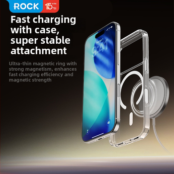 Kryt na Apple 17 sériu s magnetickým uchopením, mäkké puzdro z TPU+PC, hot-press dizajn, možnosť prispôsobenia