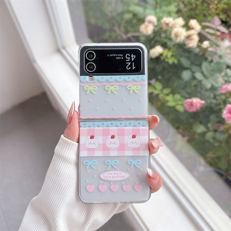 Θήκη για Samsung Z Flip 3/4/5, σκληρός κέλυφος, υλικό PC, επίστρωση ψεκασμού, υποστήριξη παραμετροποίησης