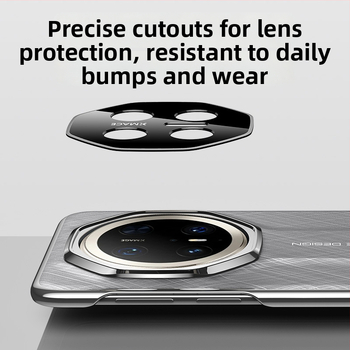 Gold Silk Silver Brocade telefona vāciņš Huawei Mate70 Pro un Honor Magic7 – Viss vienā, PC materiāls, karstā presēšana, siltuma vadīšana, nodilumizturība un krišanas aizsardzība