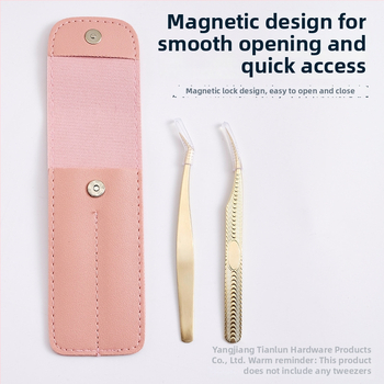 Pintsetite hoiukott PU naha katte ilu tööriistade jaoks, plastikas/resiin materjal, kaitsekaaned ühe ja kahe pintseeti jaoks