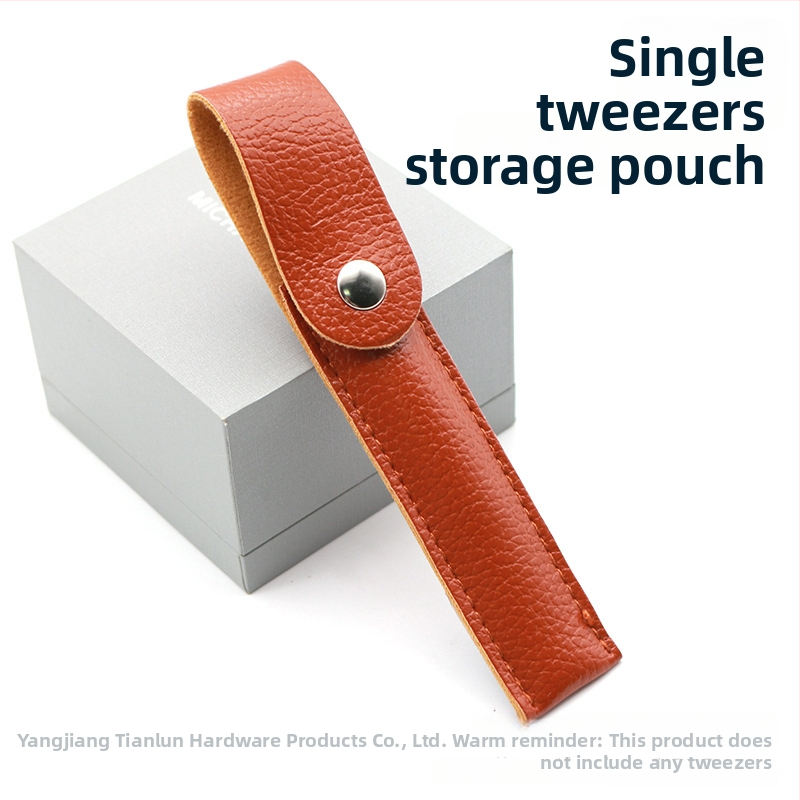 Pintsetite hoiukott PU naha katte ilu tööriistade jaoks, plastikas/resiin materjal, kaitsekaaned ühe ja kahe pintseeti jaoks