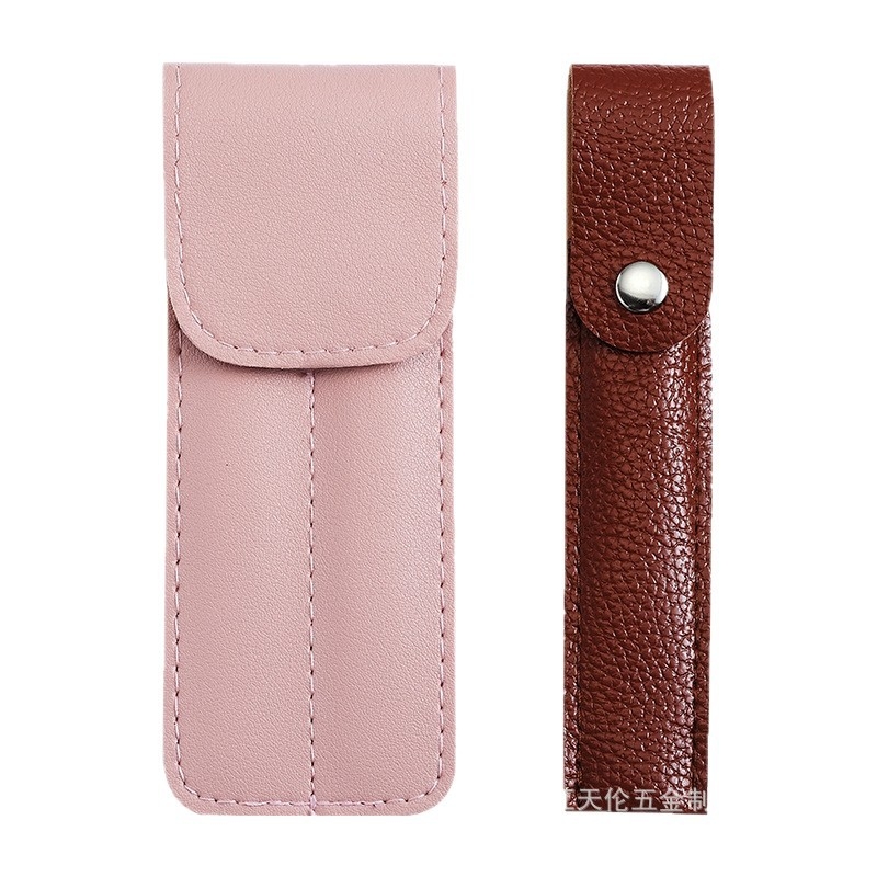 Θήκη αποθήκευσης τσιμπίδων με PU κάλυμμα για καλλυντικά εργαλεία, πλαστικό/ρητίνη, προστατευτικά καλύμματα μονών και διπλών τσιμπίδων