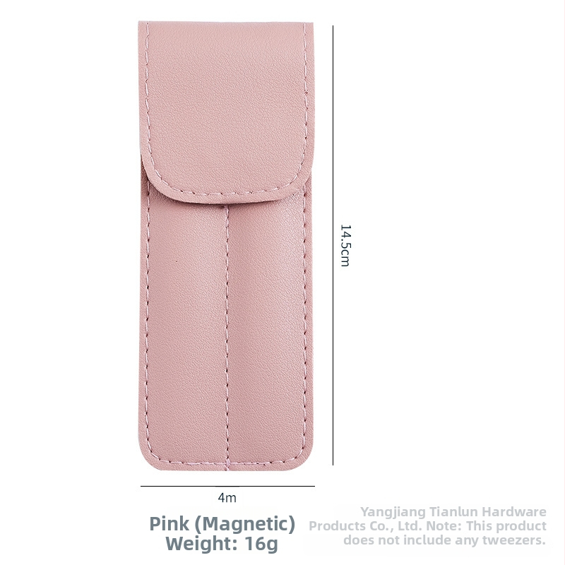 Pintsetite hoiukott PU naha katte ilu tööriistade jaoks, plastikas/resiin materjal, kaitsekaaned ühe ja kahe pintseeti jaoks