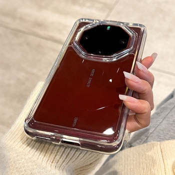 Carcasă Huawei Mate60RS – Transparentă, acrilic, Finisaj cu pulverizare, Protecție anti-cădere