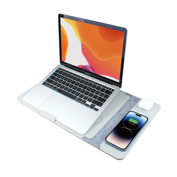 Torba za laptop tri u jednome s magnetskim bežičnim punjenjem 15W i nosačem za laptop, QC3.0 kompatibilan