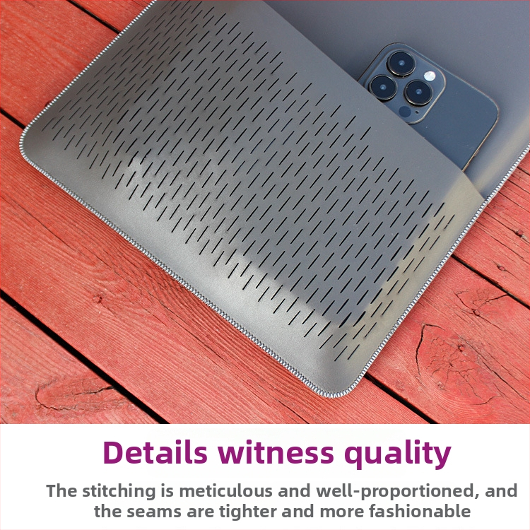 Iekšējā soma MacBook Pro/Air — mākslīgā āda, liner bag, Kapok bay