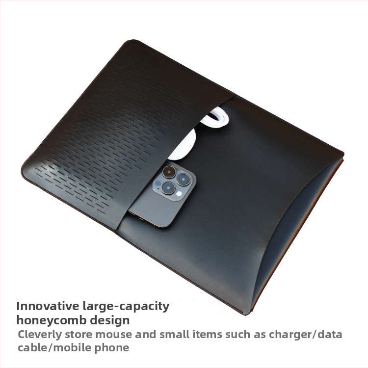 Iekšējā soma MacBook Pro/Air — mākslīgā āda, liner bag, Kapok bay