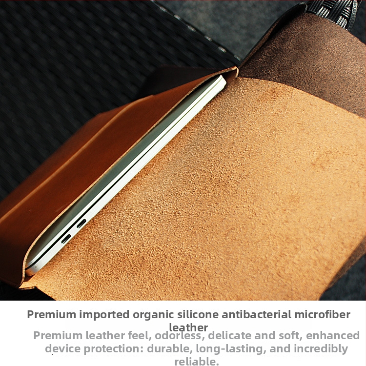 Iekšējā soma MacBook Pro/Air — mākslīgā āda, liner bag, Kapok bay