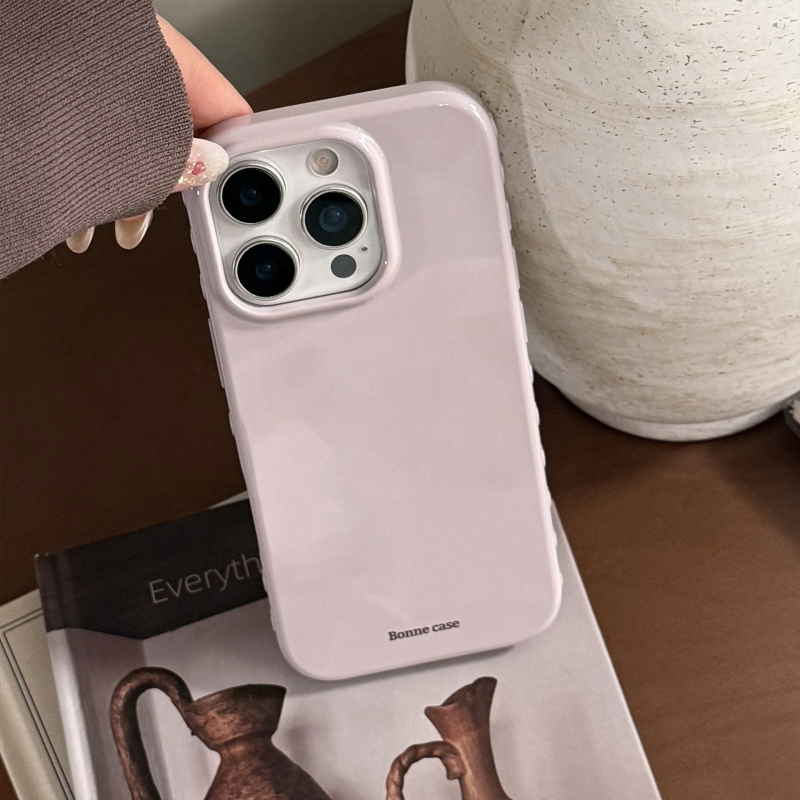 Etui s ametistnim stalakom za iPhone 14 Pro Max – mekani TPU, potpuna zaštita, retro minimalistička ljubičasta