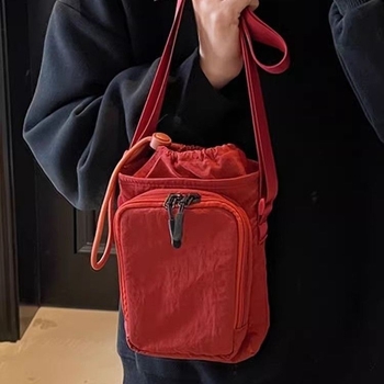 Crossbody torbica za telefon, poliester s najlonskom podstavom, unisex, proljeće 2025