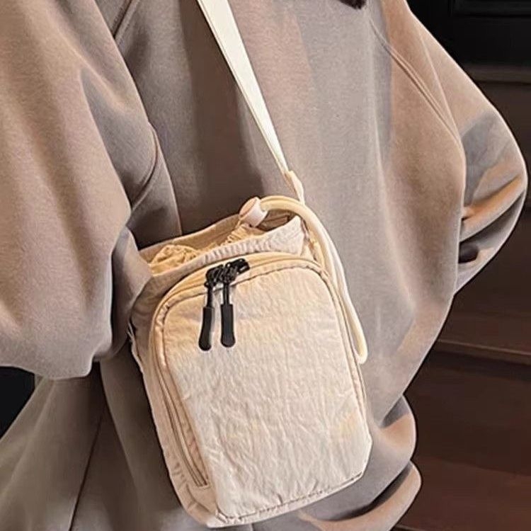 Crossbody torbica za telefon, poliester s najlonskom podstavom, unisex, proljeće 2025