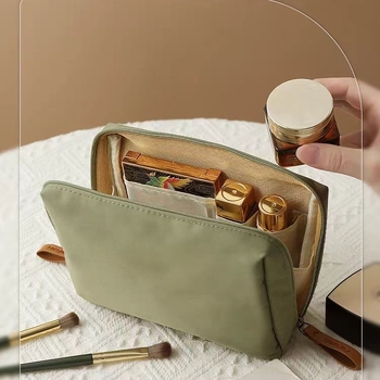 Ash kozmetička torbica, vodootporna, od poliestera, zatvarač, proširiva kapaciteta za putovanja