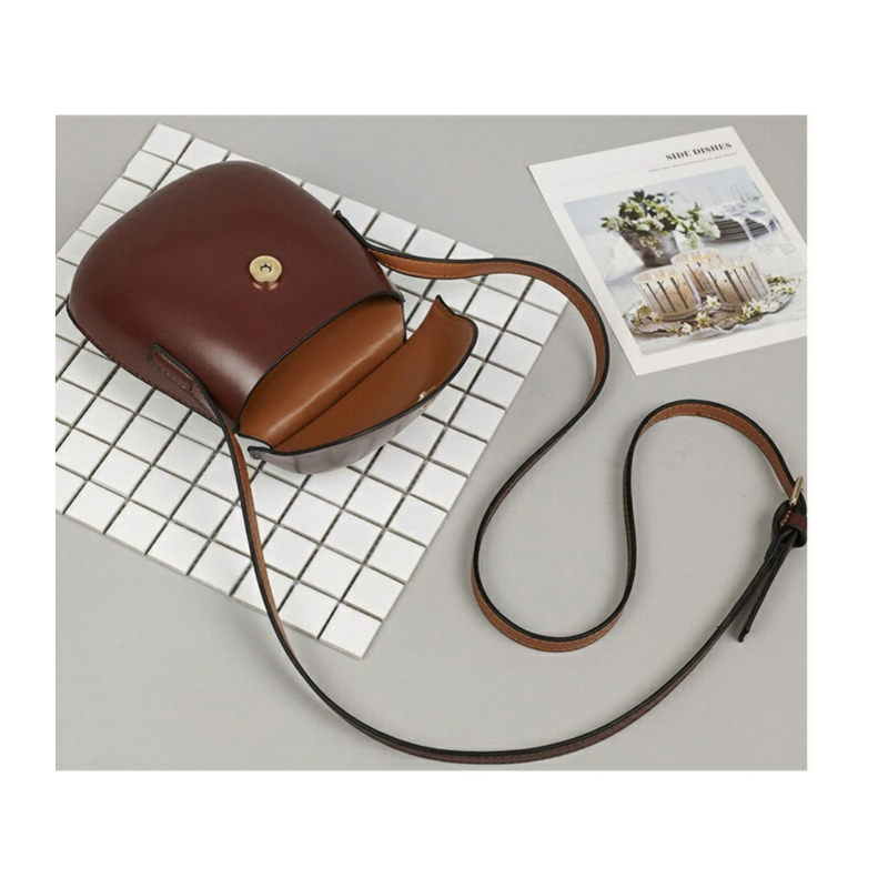PU kožna torbica za mobitel, školjkastog oblika, magnetno zatvaranje, ženska crossbody torba