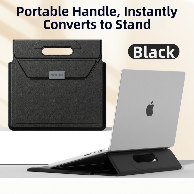 Taška na notebook OLCK — viacúčelový ochranný obal s vnútornou podšívkou, prispôsobiteľný pre MacBook Pro, MacBook Air a ďalšie notebooky, syntetická koža
