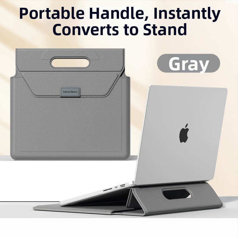 Taška na notebook OLCK — viacúčelový ochranný obal s vnútornou podšívkou, prispôsobiteľný pre MacBook Pro, MacBook Air a ďalšie notebooky, syntetická koža