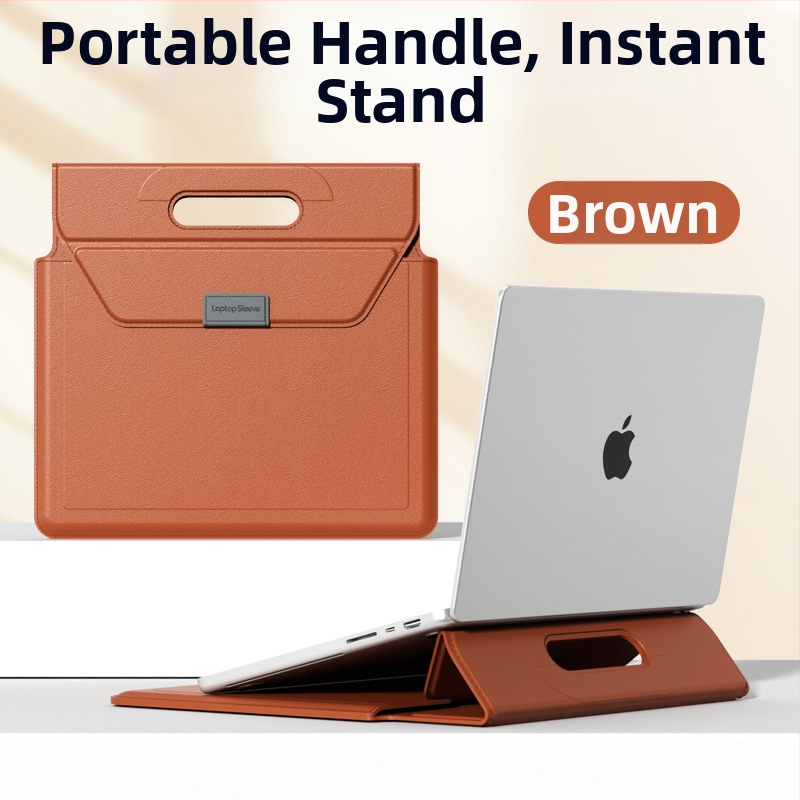 Taška na notebook OLCK — viacúčelový ochranný obal s vnútornou podšívkou, prispôsobiteľný pre MacBook Pro, MacBook Air a ďalšie notebooky, syntetická koža