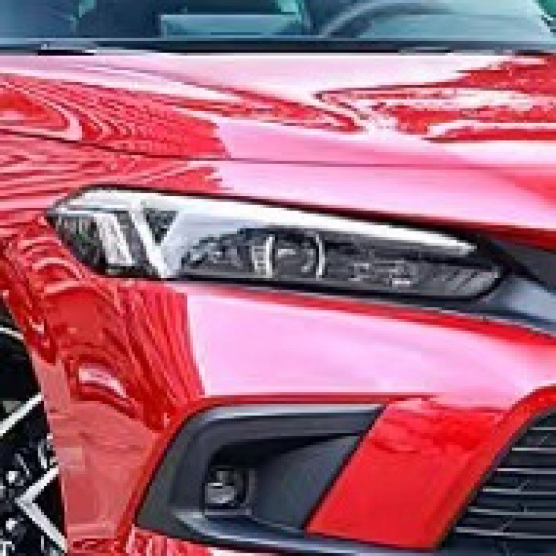 Film TPU pentru faruri Honda Civic 11-lea și 10-lea generație – film transparent cu controlul luminii și schimbare de culoare