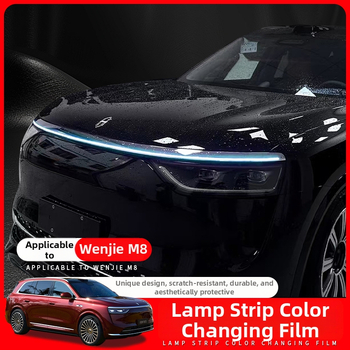 Wenjie M8 LED traka s filmom za promjenu boje za dnevne svjetle i svjetla automobila, crvena, plava i zelena, multikolor opcije, TPU dekorativni film