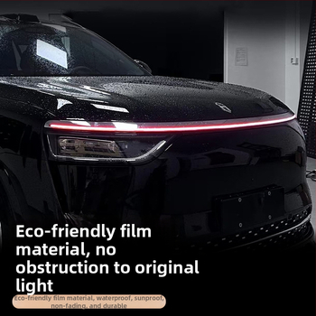 Wenjie M8 LED traka s filmom za promjenu boje za dnevne svjetle i svjetla automobila, crvena, plava i zelena, multikolor opcije, TPU dekorativni film