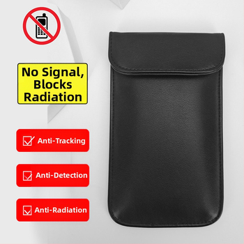Mobiliojo telefono signalo apsaugos maišelis, PU medžiaga, nano apsaugos įdėklas, siuvimas, pritaikymas