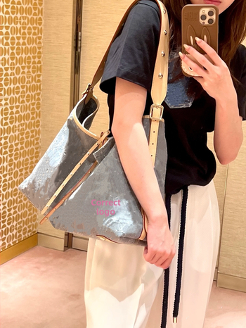 Denim messenger taška – mestský jednoduchý štýl, horizontálny štvorcový tvar, magnetická spona, vnútorná kapsa na telefón