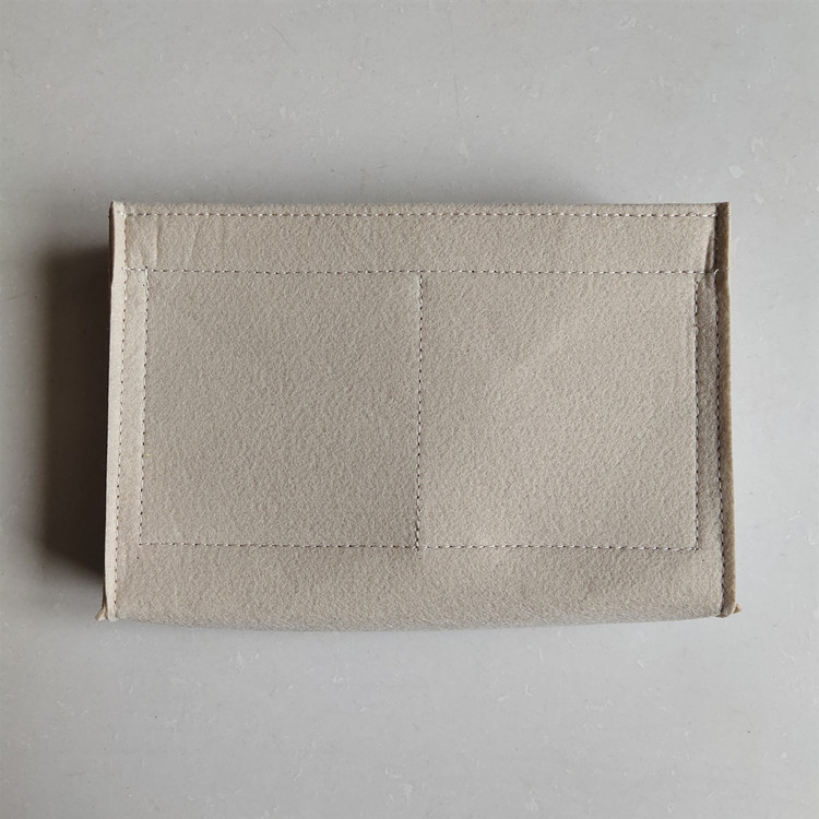Torba za kozmetiku s filcovom podlogom, Hyuna Tweed stil, preuređena torbica za toaletne potrepštine, 19/26 cm