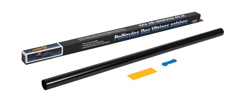 Film solar pentru geamuri auto — PET, protecție UV 98,7%, izolație 8, grosime 1MIL