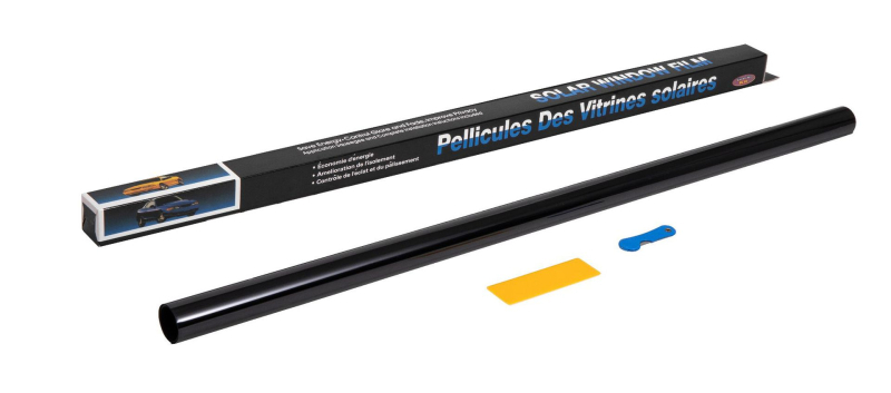 Film solar pentru geamuri auto — PET, protecție UV 98,7%, izolație 8, grosime 1MIL