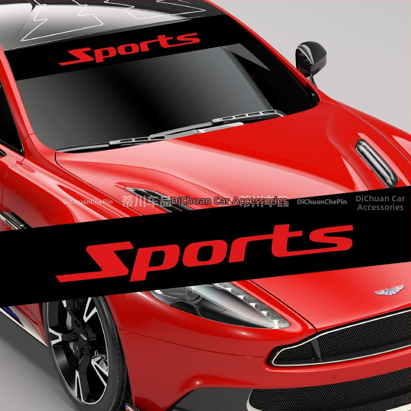 Samolepiaca na predné sklo auta - personalizovaný univerzálny dizajn, geometrický vzor, materiál: nálepky, inštalácia: samolepiaca, značka Kasusi