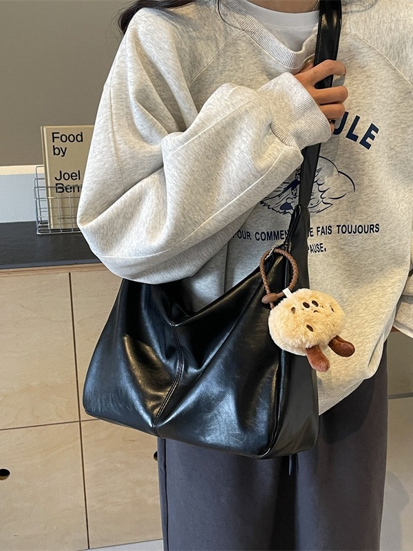 Delan Tote чанта от PU, урбан стил, междинен слой, вътрешен джоб с цип, подплата от полиестер