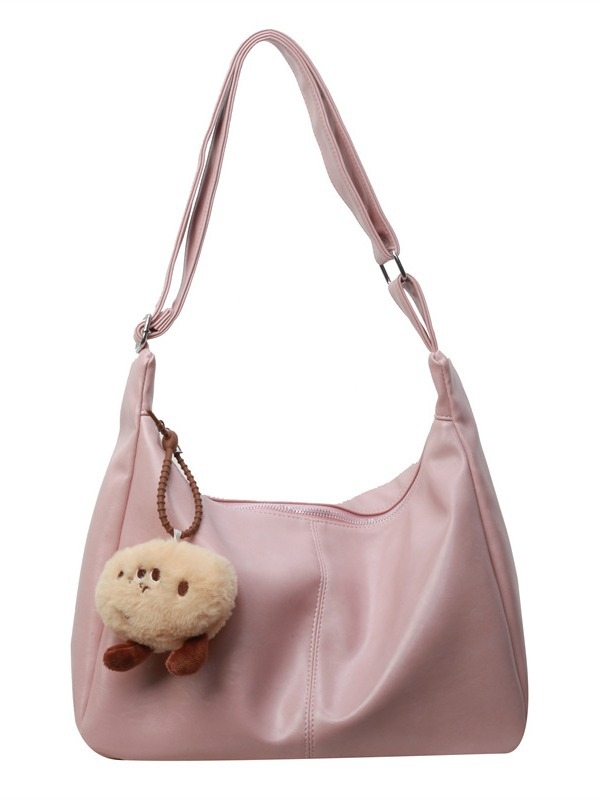 Delan Tote чанта от PU, урбан стил, междинен слой, вътрешен джоб с цип, подплата от полиестер