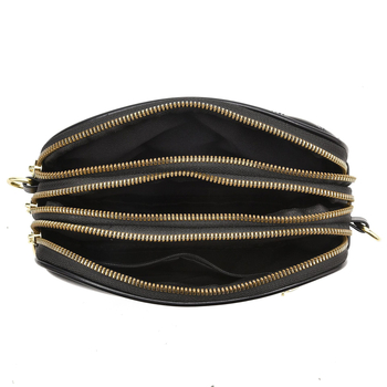 Ženska PU crossbody torba, mali kvadratni stil, zatvarač, poliester podstava, ovalni oblik