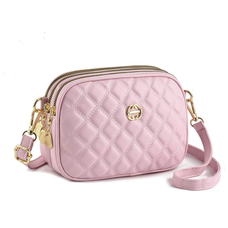 Ženska PU crossbody torba, mali kvadratni stil, zatvarač, poliester podstava, ovalni oblik