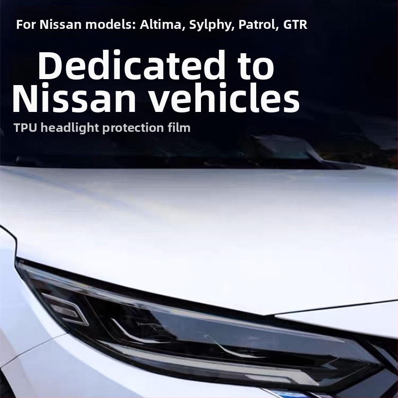 TPU plēve Nissan priekš gaismām un aizmugurējo lukturu – krāsu maiņas filma, saderīgs ar Sylphy, X-Trail un Teana
