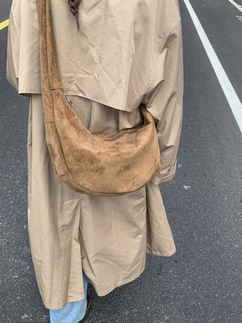Torba crossbody s leopardovim uzorkom, dumpling stil, flanelni materijal, zatvarač, jedna naramenica, jesen 2025