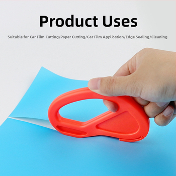 Automašīnas filmas griezējs nazis, rokas instruments izliektiem griezumiem, saderīgs ar saules filmu un stikla filmu