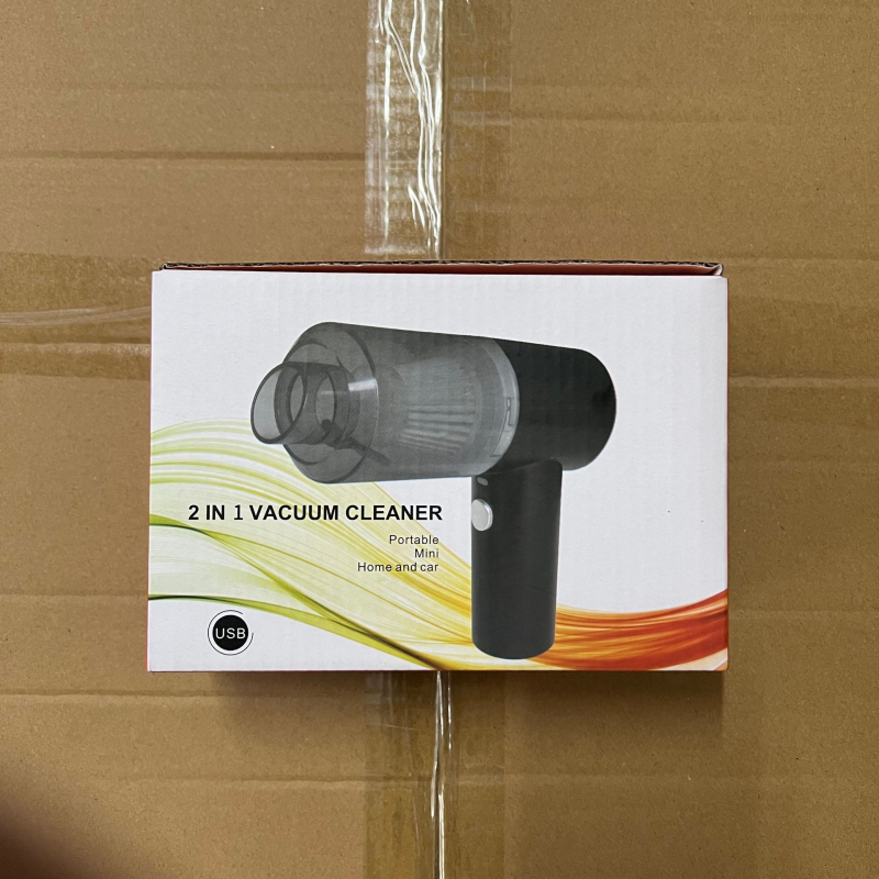 Aspirator mini pentru mașină, fără fir, portabil, alimentare USB, baterie încorporată 501–800 mAh, aspirație 2100–3000 Pa, zgomot sub 36 dB