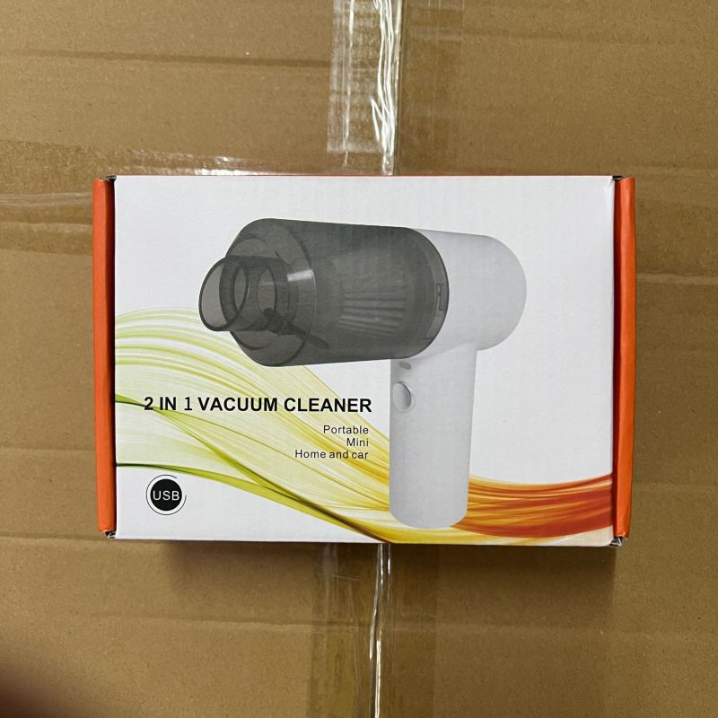 Aspirator mini pentru mașină, fără fir, portabil, alimentare USB, baterie încorporată 501–800 mAh, aspirație 2100–3000 Pa, zgomot sub 36 dB