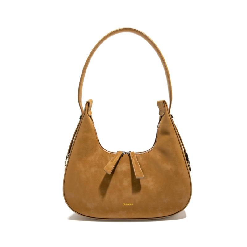 Дамска подмишникова чанта — урбан стил, PU материал, хоризонтална квадратна форма, цип, вътрешен джоб за документи