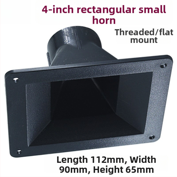 34-kodolu tweeter vadības galva ar taisnstūra raga korpusu