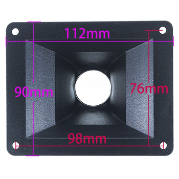 34-kodolu tweeter vadības galva ar taisnstūra raga korpusu