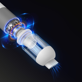 Преносим безжичен прахосмукач за кола – ръчен, презареждащ се, 36V, 35W, всмукване до 11 000 Pa (макс 20 000 Pa), шум 60 dB