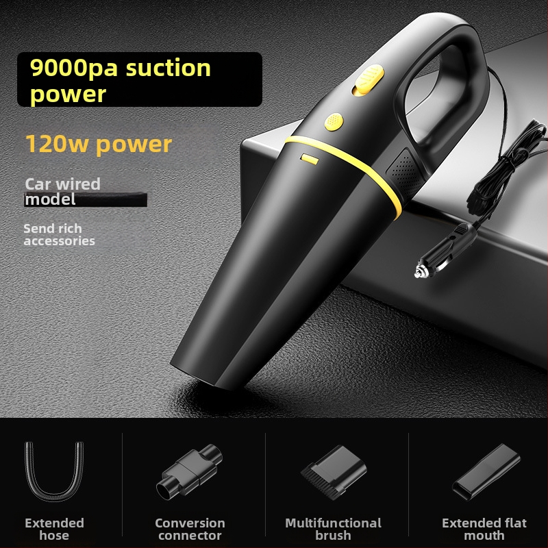 Surete prenosivi usisavač za auto — 12V, 120W, 11000Pa